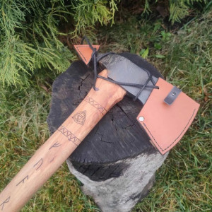 ХАЛК ексклюзивна сокира ручної роботи Сергія Дитюка Сталь - У8 - інструментальна. Photo 3